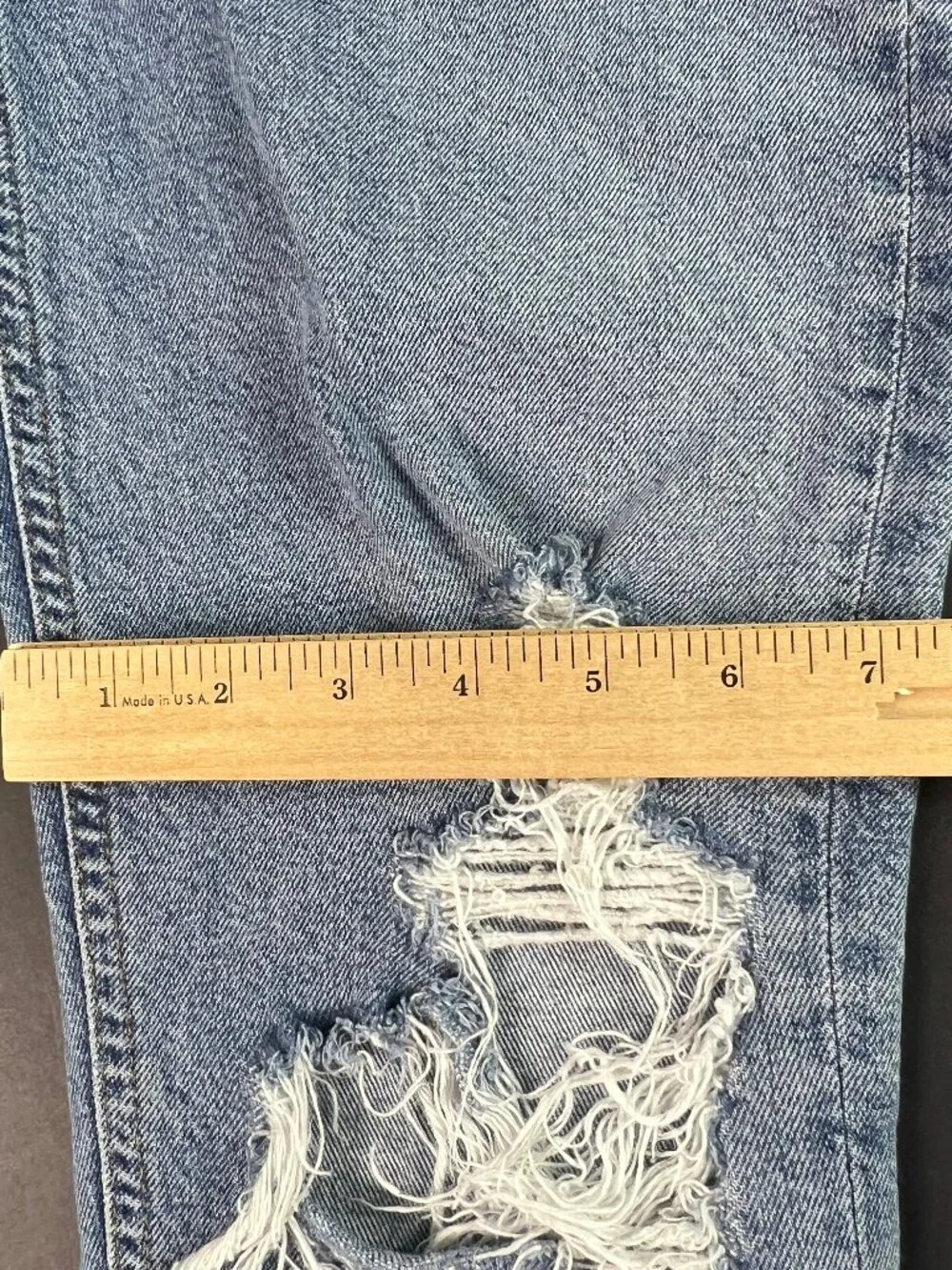 AGOLDE Jeans Womens 26x25* Riley High Rise Straight Crop Blue Faded Denim Tag 27